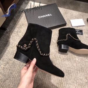 Chanel Booties Suede CBBB2342362 